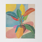 Colorful Branching Out 38 Throw Blanket Gallery Image 2