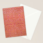 Vintage Pink Floral Stationery Card Gallery Image 2