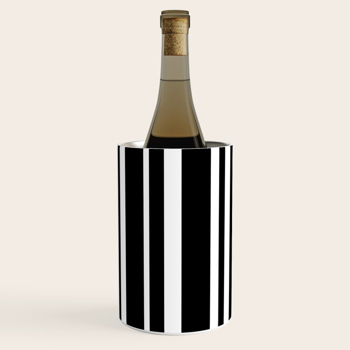 Classic Stripes XLI - Black and White Wine Chiller Gallery Image 2
