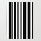 Classic Stripes XLI - Black and White Poster Gallery Image 4