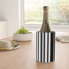 Classic Stripes XLI - Black and White Wine Chiller Gallery Image 4
