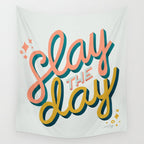 Slay the Day - Marigold & Blush Wall Tapestry Gallery Image 4