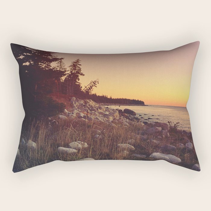 Sunset By the Sea Rectangular Pillow Gallery Image 2