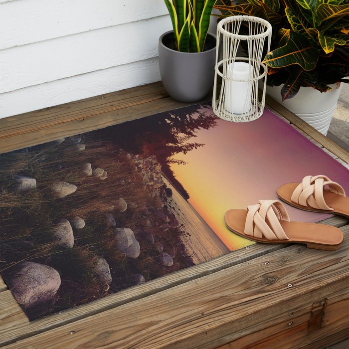 Sunset By the Sea Outdoor Rug Gallery Image 2