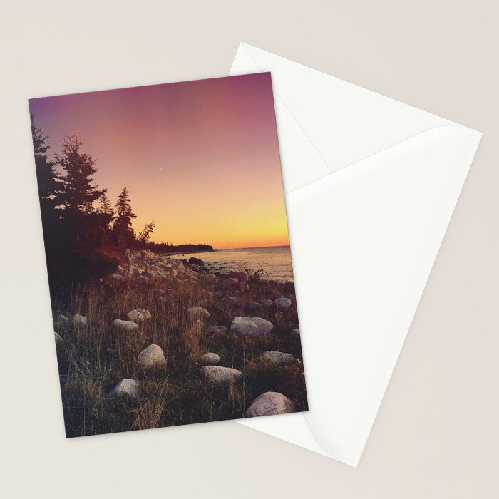 Sunset By the Sea Stationery Card Gallery Image 2