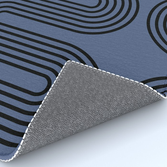 Abstraction_NEW_SUN_BLUE_LINE_POP_ART_Minimalism_0222A Rug Gallery Image 4