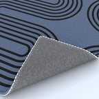 Abstraction_NEW_SUN_BLUE_LINE_POP_ART_Minimalism_0222A Rug Gallery Image 4