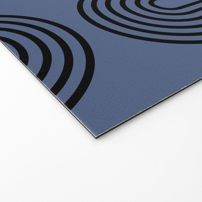 Abstraction_NEW_SUN_BLUE_LINE_POP_ART_Minimalism_0222A Welcome Mat Gallery Image 2
