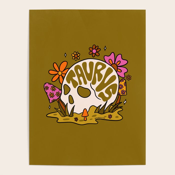 Taurus Skull Poster Gallery Image 4