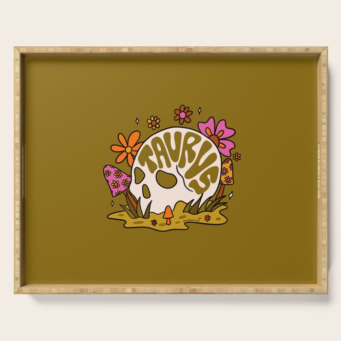 Taurus Skull Serving Tray Gallery Image 1