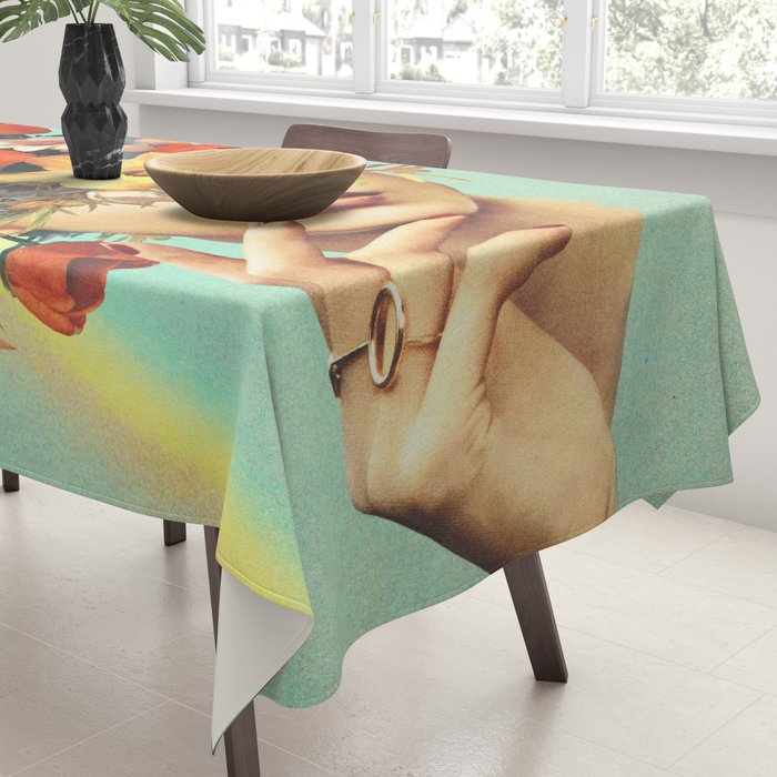 Baby's in bloom - Rainbow, flowers, birds,  butterflies Tablecloth Gallery Image 3
