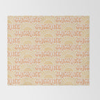 Sunshine - gold and copper Throw Blanket Gallery Image 2