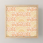 Sunshine - gold and copper Mini Art Print Gallery Image 1