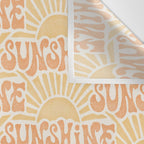 Sunshine - gold and copper Wall Tapestry Gallery Image 3