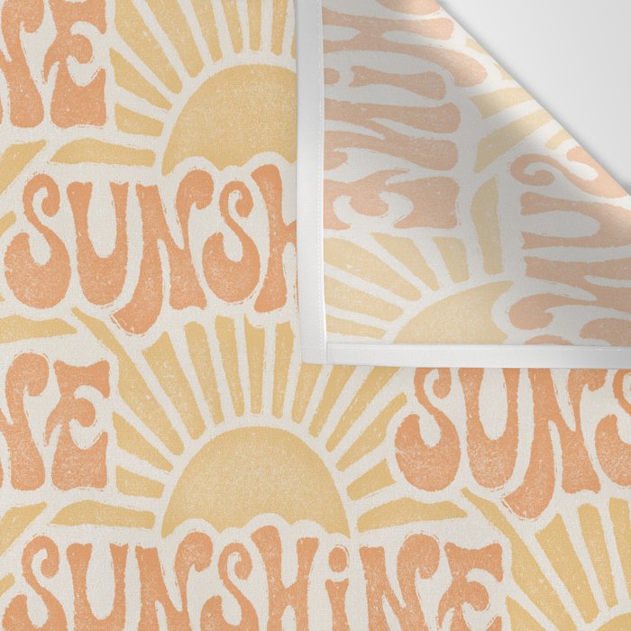 Sunshine - gold and copper Wall Tapestry Gallery Image 3