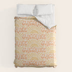 Sunshine - gold and copper Comforter Gallery Image 6