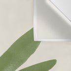 Abstract Painting Botanic 1 - Gold Green Wall Tapestry Gallery Image 3