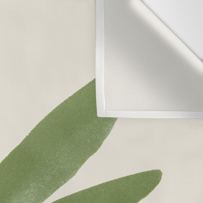 Abstract Painting Botanic 1 - Gold Green Wall Tapestry Gallery Image 3