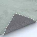Abstract Textured Landscape in Burgundy  Pale Mint Rug Gallery Image 4