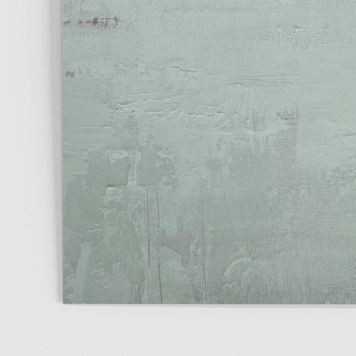 Abstract Textured Landscape in Burgundy  Pale Mint Poster Gallery Image 3