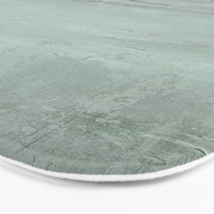 Abstract Textured Landscape in Burgundy  Pale Mint Bath Mat Gallery Image 3