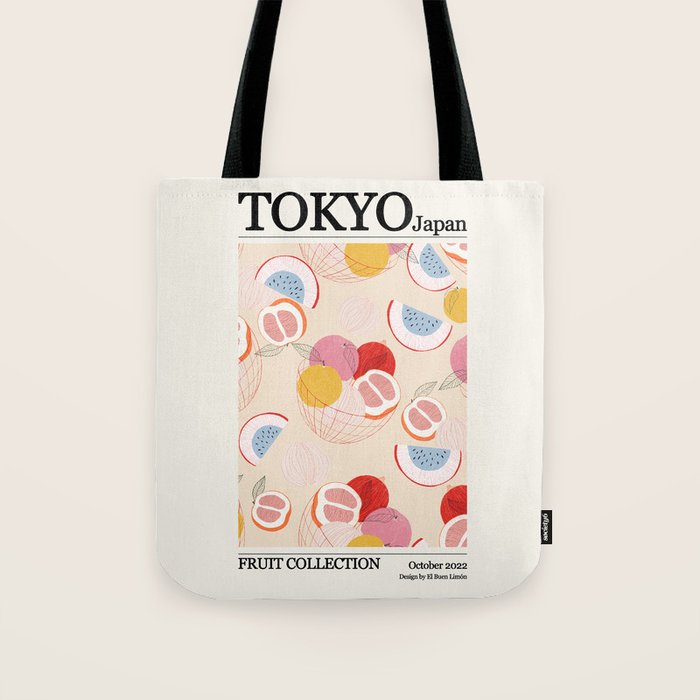 Tokyo japan fruit collection I Tote Bag Gallery Image 1
