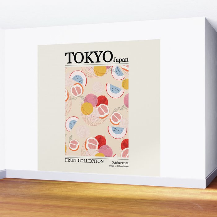 Tokyo japan fruit collection I Wall Mural Gallery Image 2