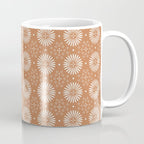 Bohemian Sun Print - terracotta aruba, sun, sunshine, tile, boho, clay, brown, happy, decor Coffee Mug Gallery Image 1
