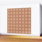 Bohemian Sun Print - terracotta aruba, sun, sunshine, tile, boho, clay, brown, happy, decor Wall Mural Gallery Image 2