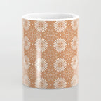 Bohemian Sun Print - terracotta aruba, sun, sunshine, tile, boho, clay, brown, happy, decor Coffee Mug Gallery Image 4