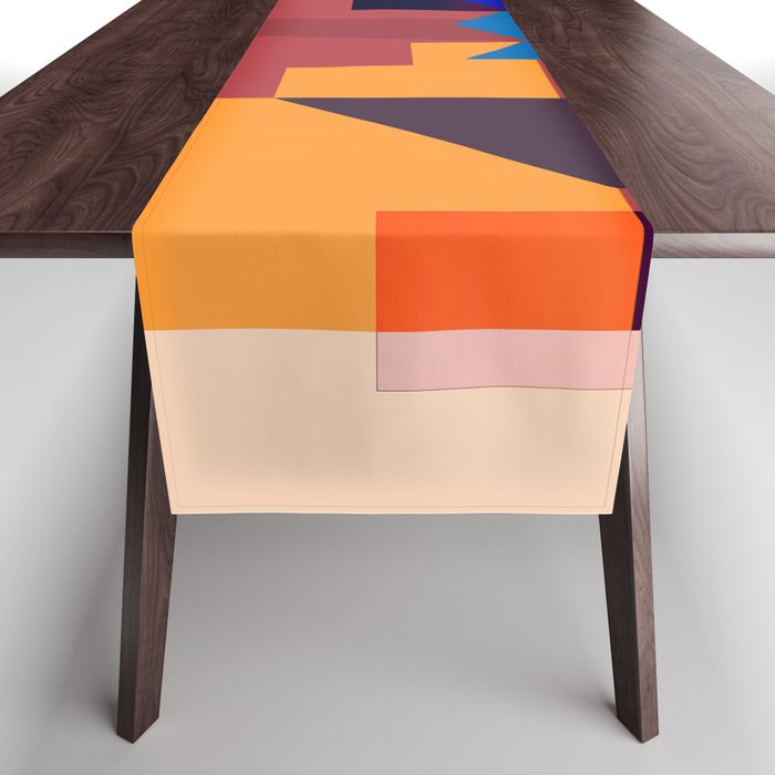 Geometric Shapes 20 Table Runner Gallery Image 1