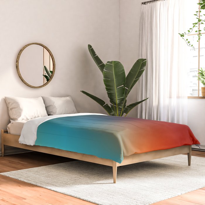 16 Intense Gradient Aura Ombre By Valourine 240821 Comforter Gallery Image 2