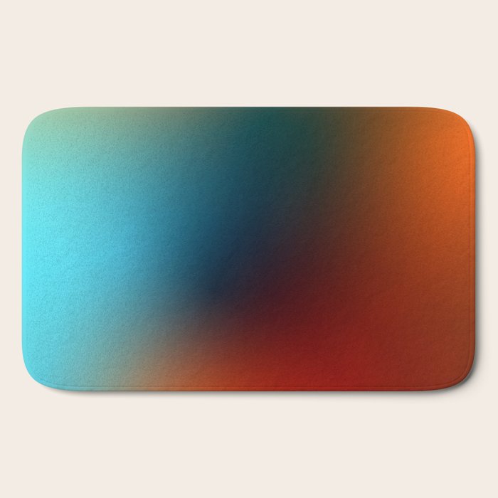16 Intense Gradient Aura Ombre By Valourine 240821 Bath Mat Gallery Image 2