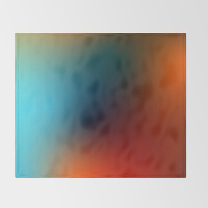 16 Intense Gradient Aura Ombre By Valourine 240821 Throw Blanket Gallery Image 2