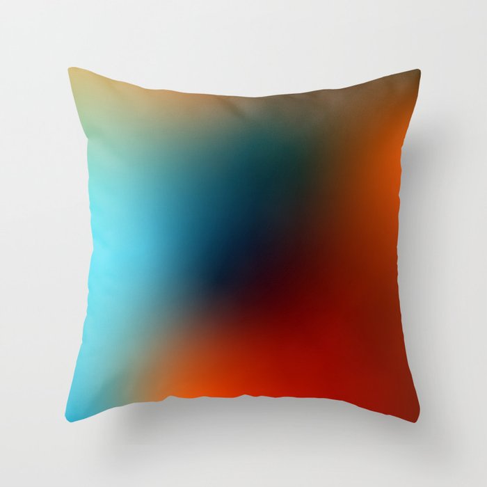 16 Intense Gradient Aura Ombre By Valourine 240821 Throw Pillow Gallery Image 6