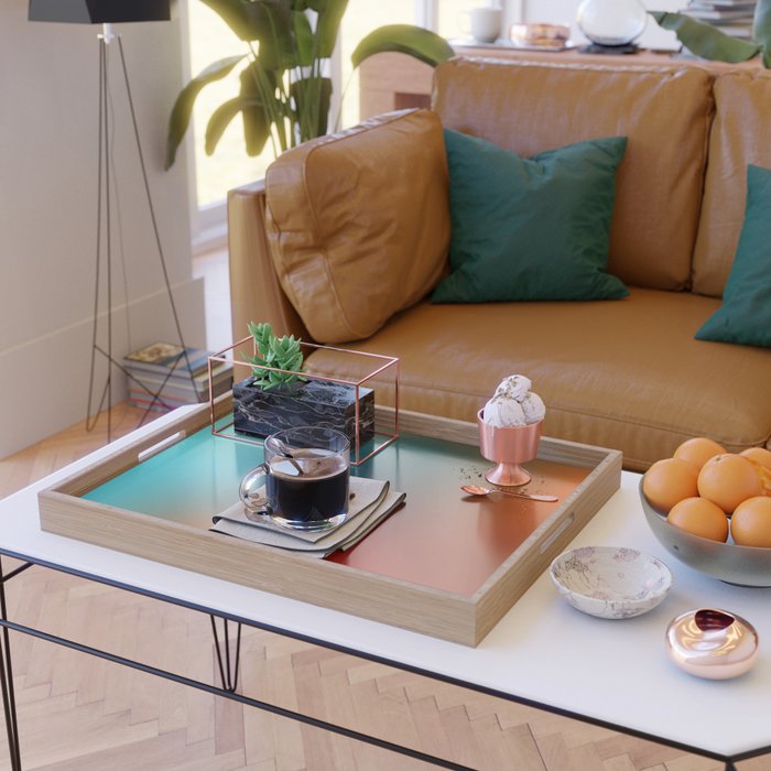 16 Intense Gradient Aura Ombre By Valourine 240821 Serving Tray Gallery Image 2