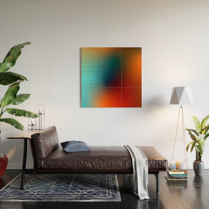 16 Intense Gradient Aura Ombre By Valourine 240821 Wood Wall Art Gallery Image 2
