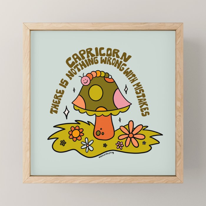 Capricorn Caterpillar Mini Art Print Gallery Image 1