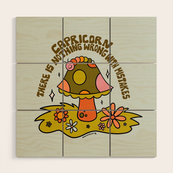 Capricorn Caterpillar Wood Wall Art Gallery Image 1