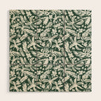 Greenish Tropical Palm Breeze Wood Wall Art Gallery Image 1