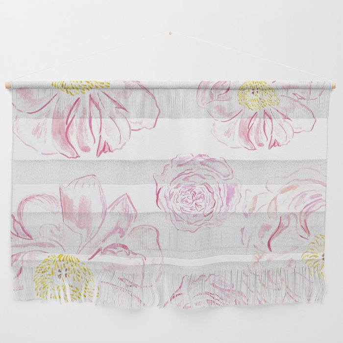 Abstract Flowers #society6 #buyart Wall Hanging Gallery Image 1