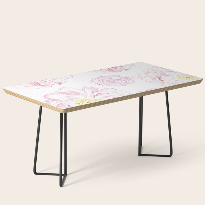 Abstract Flowers #society6 #buyart Coffee Table Gallery Image 1