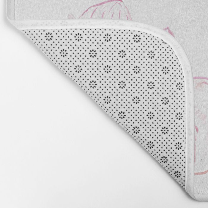 Abstract Flowers #society6 #buyart Bath Mat Gallery Image 2