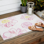 Abstract Flowers #society6 #buyart Outdoor Rug Gallery Image 2