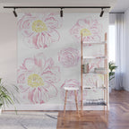 Abstract Flowers #society6 #buyart Wall Mural Gallery Image 1