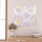 Abstract Flowers #society6 #buyart Wall Tapestry Gallery Image 2