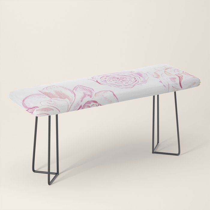 Abstract Flowers #society6 #buyart Bench Gallery Image 1