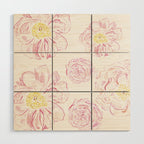 Abstract Flowers #society6 #buyart Wood Wall Art Gallery Image 1