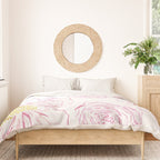Abstract Flowers #society6 #buyart Duvet Cover Gallery Image 3