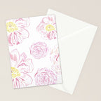 Abstract Flowers #society6 #buyart Stationery Card Gallery Image 2